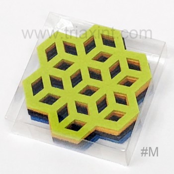 L-1002 Felt coaster set(die-cut shape)